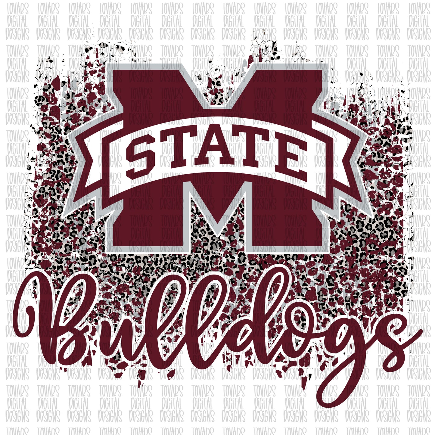 mississippi state bulldogs leopard png file