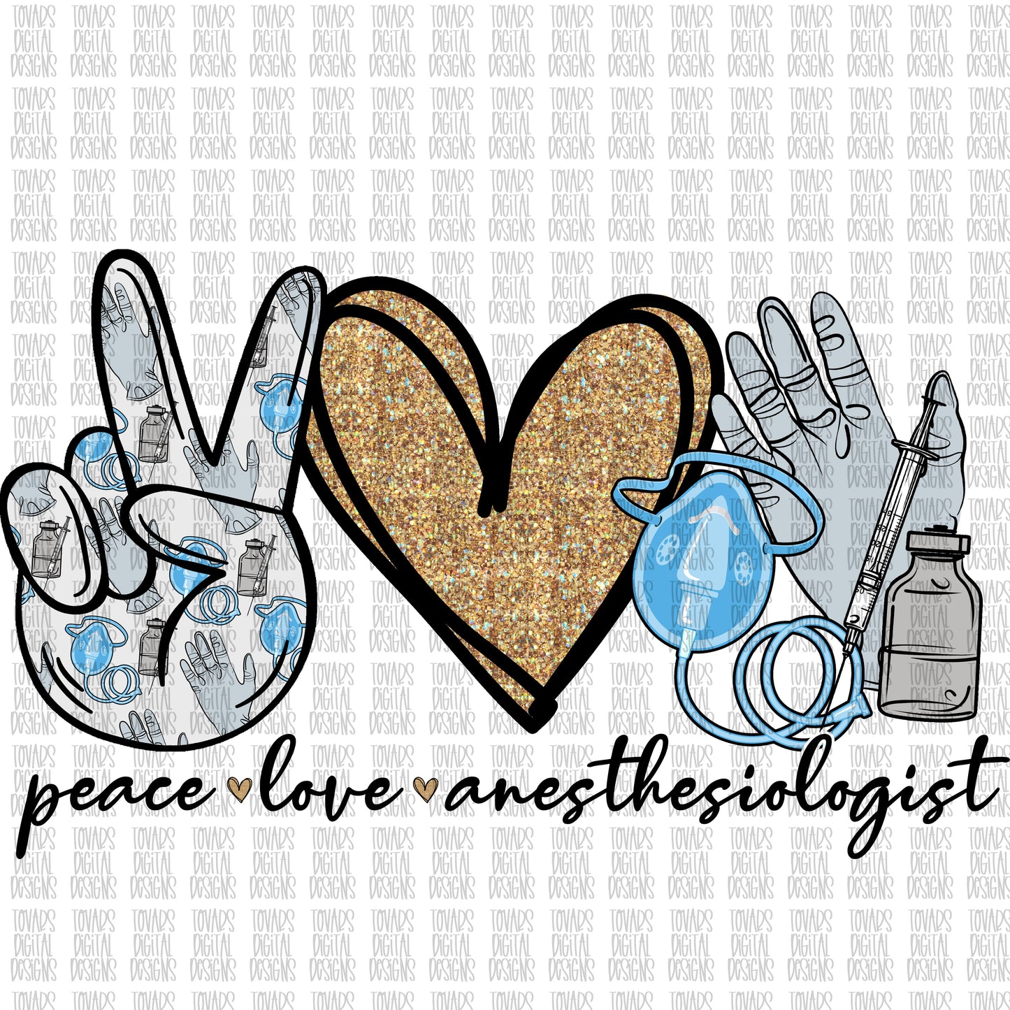 Peace Love anesthesiologist Sublimation Download, anesthesiologist PNG, Instant Download nursing sublimation, anesthesiologist Sublimation