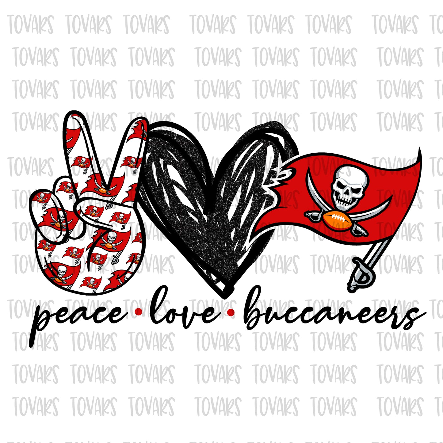 Peace love Raiders – Tovars Digital Designs