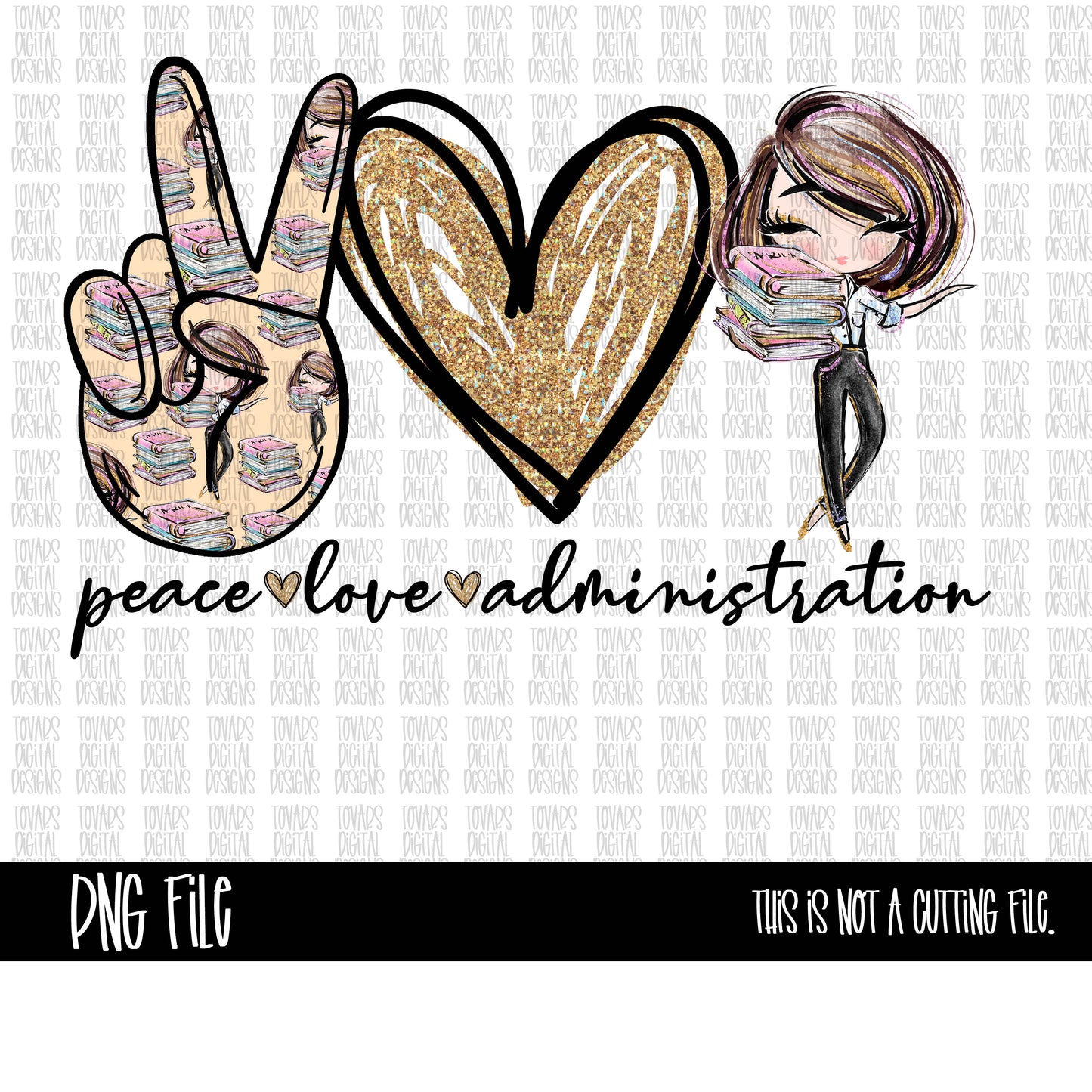 Peace love Administration PNG FILE School