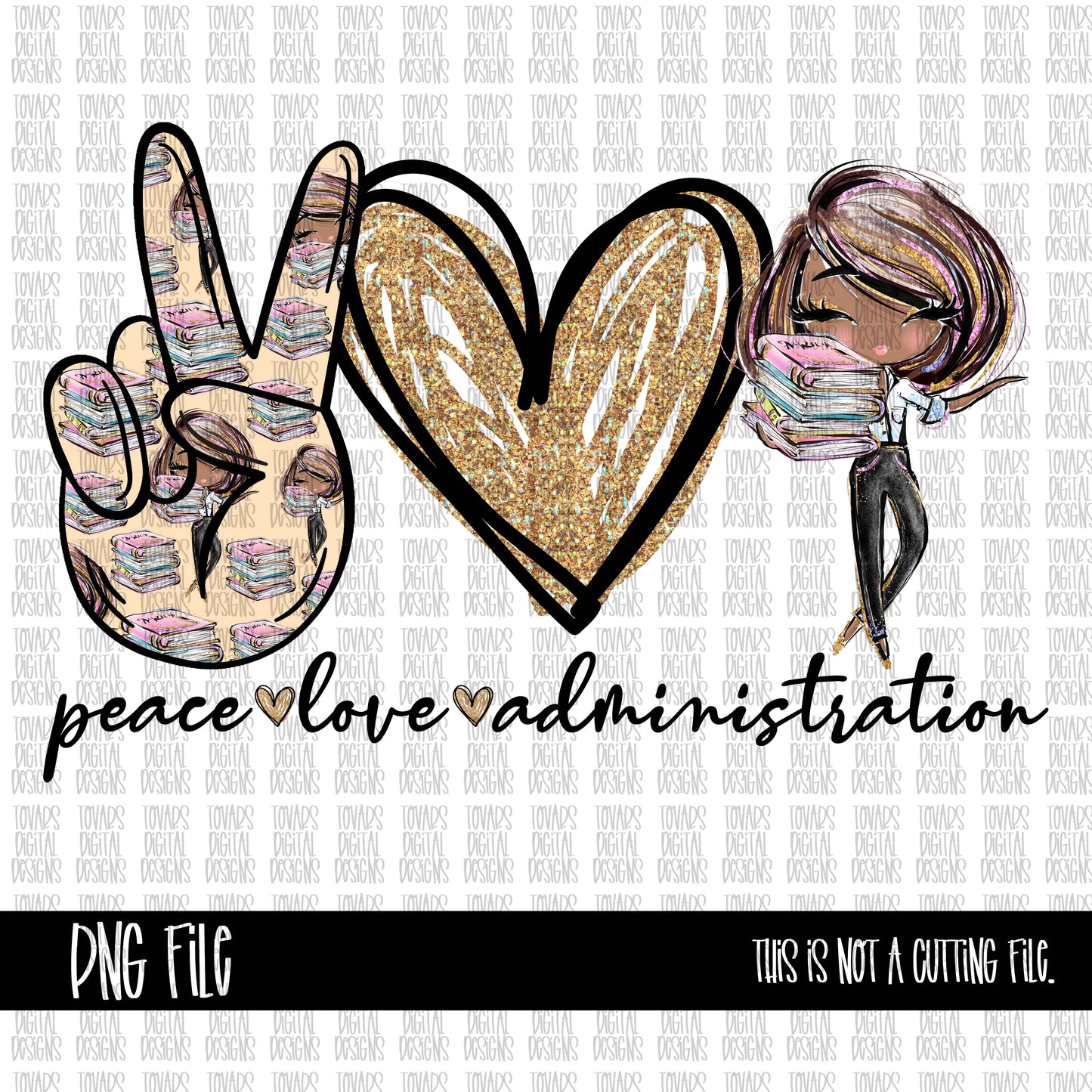 Peace love Administration PNG FILE School