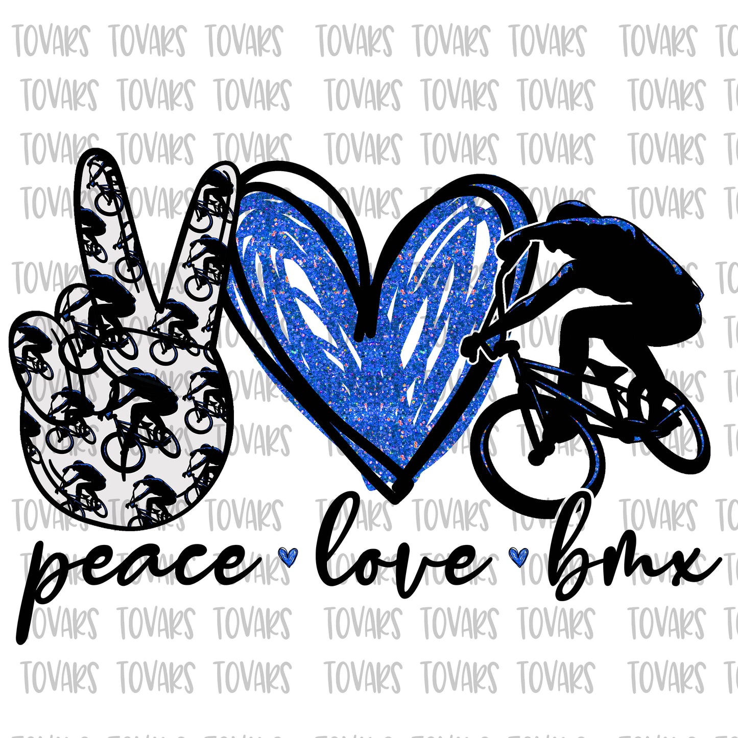 Blue  Peace Love BMX PNG FILE, BMX Rider design, BMX designs, Sublimation bike png file, digital download, BMX design