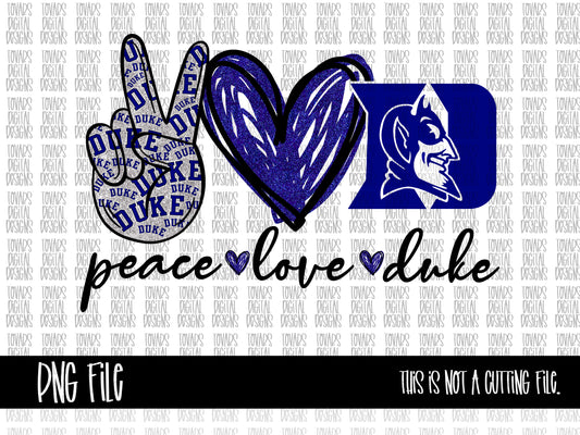 Peace love Duke