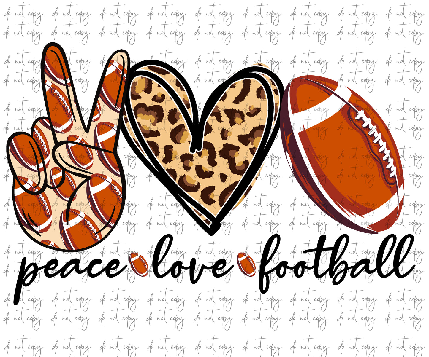 Peace love Football
