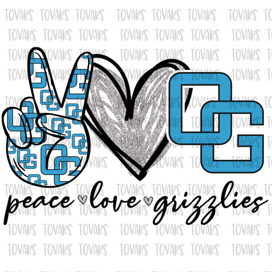 PEACE LOVE GRIZZLIES OG