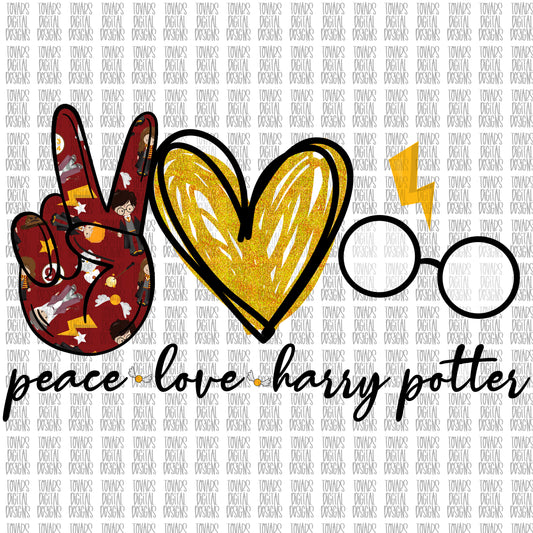 peace love harry potter