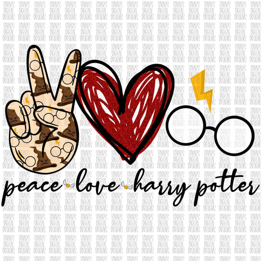 peace love harry potter