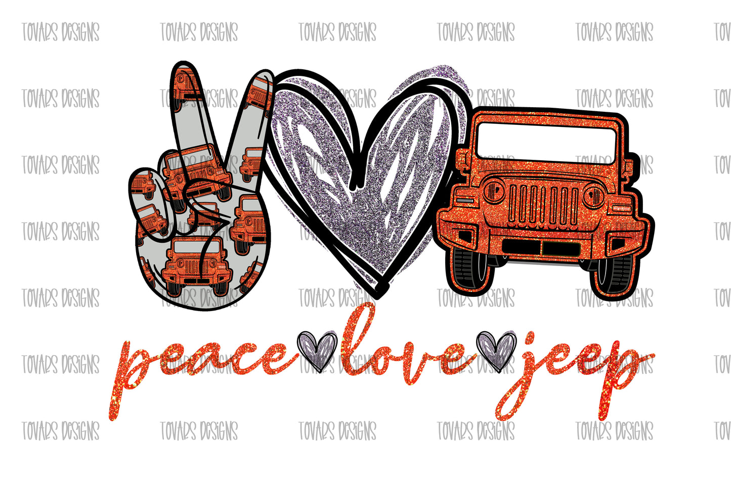 Peace love Jeep, Jeep Sublimation download, Jeep Digital Download, orange jeep Download, orange Jeep Sublimation