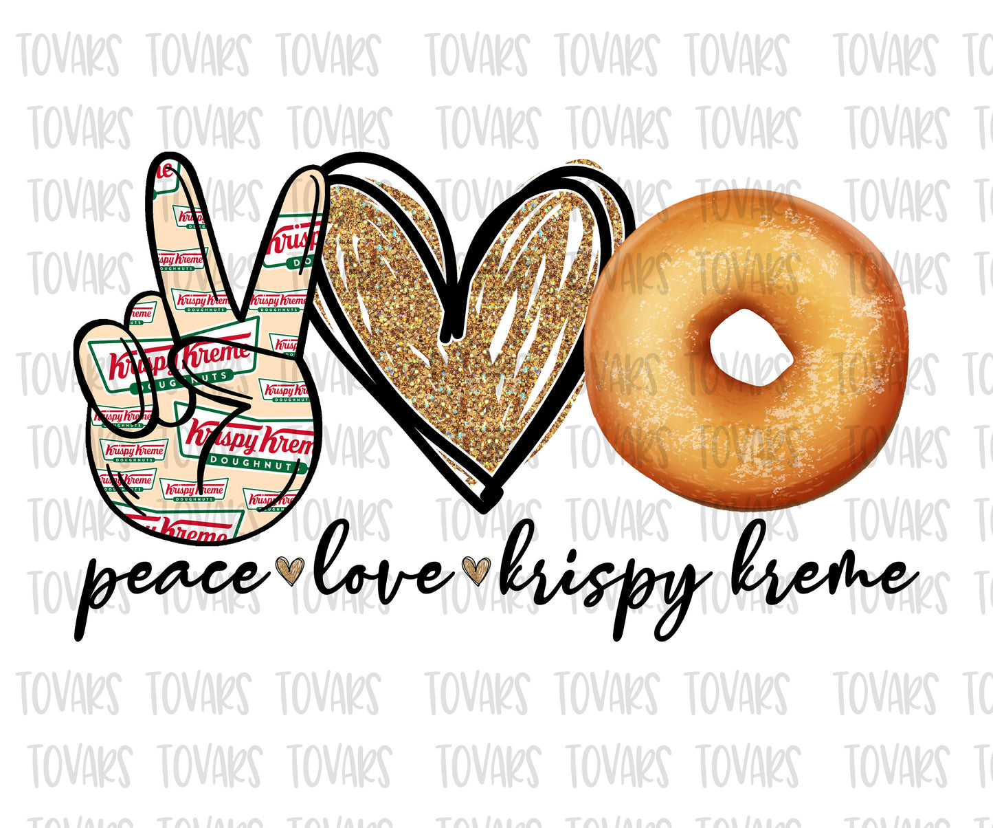 Peace love Krispy Kreme