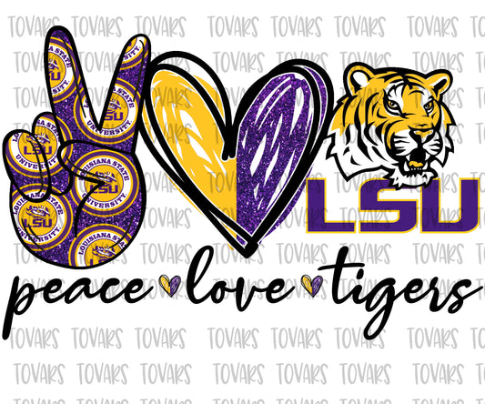 Peace love Tigers LSU