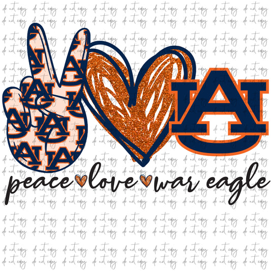 Peace love War Eagle