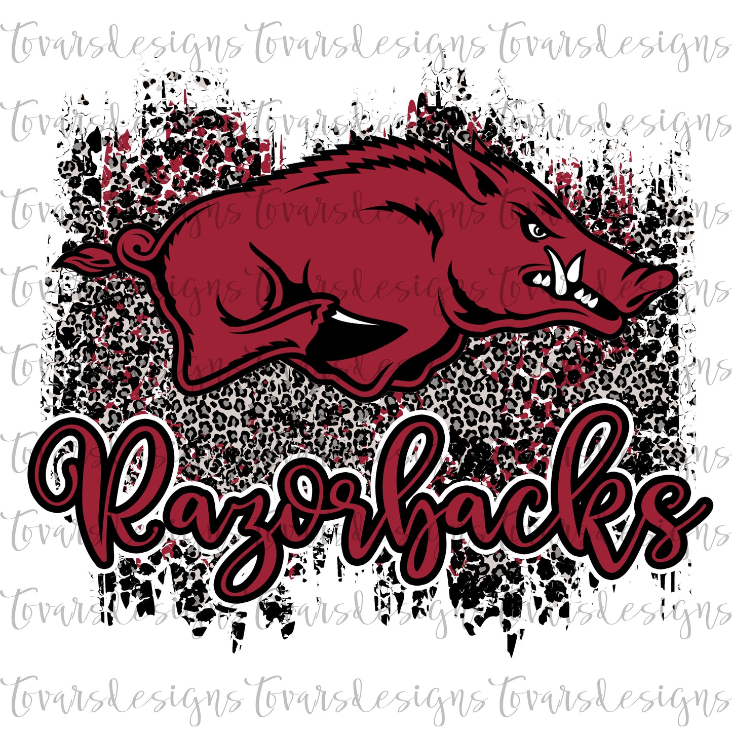 Razorbacks leopard png file